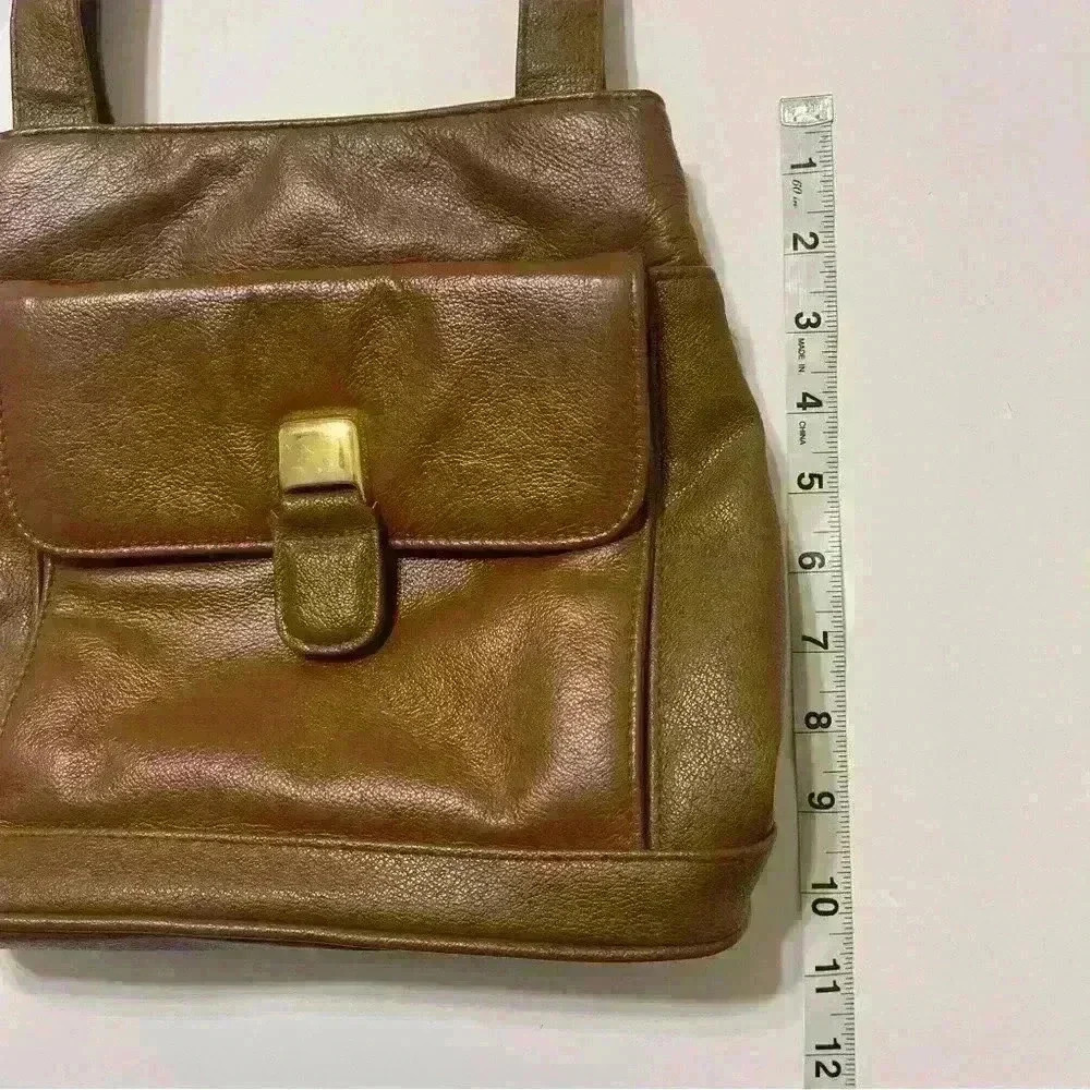 Dolce Vita leather Shoulder Bag Brown - Picture 10 of 13